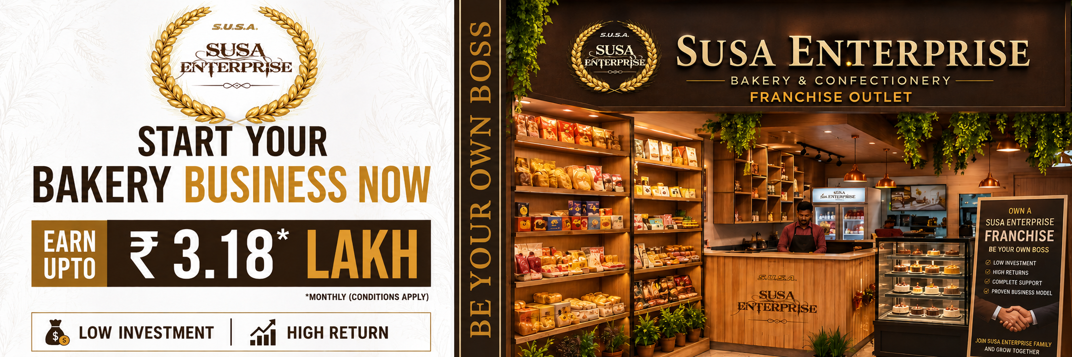 SUSA Enterprise — Premium Bakery & Café Franchise