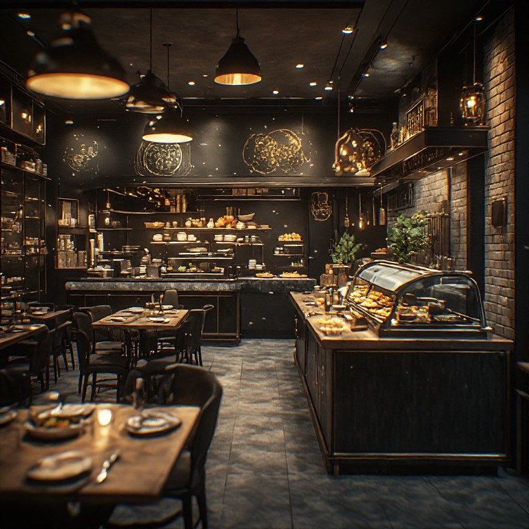 Artisan bread and donut display